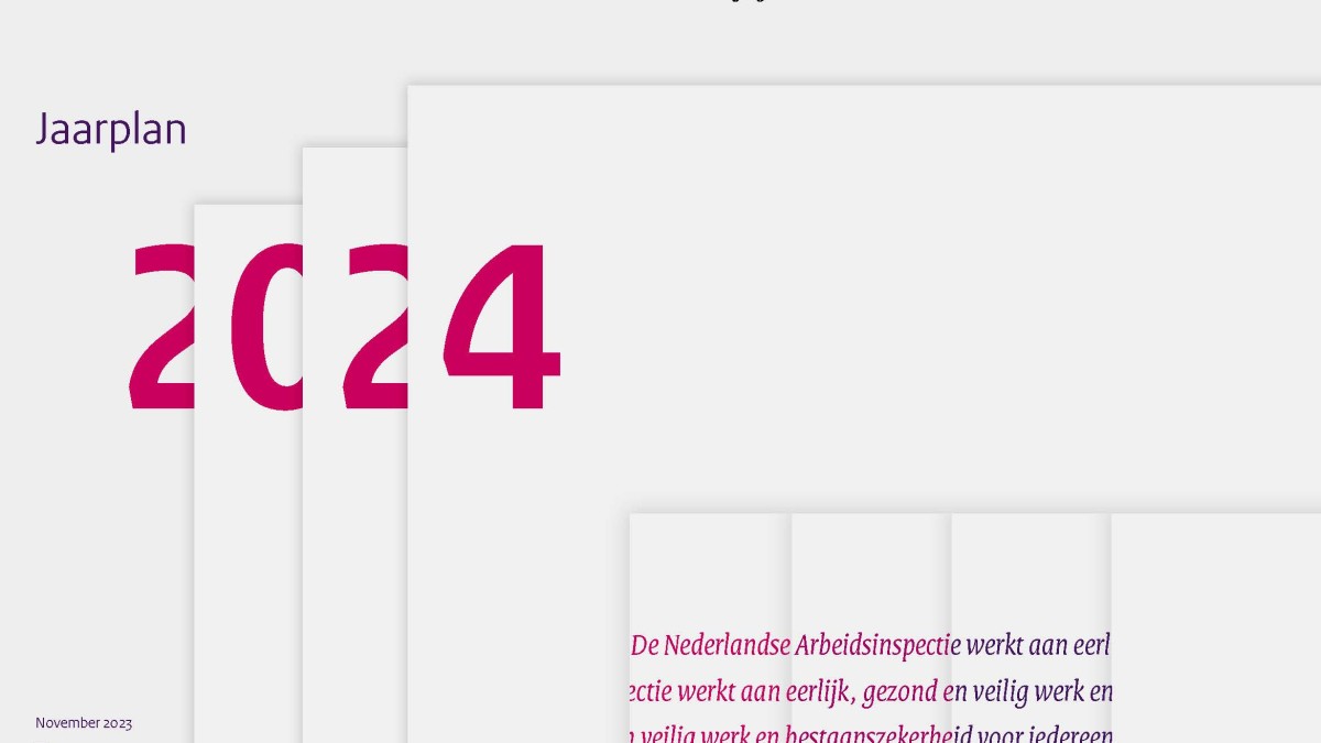 Nederlandse Arbeidsinspectie publiceert jaarplan 2024 - Schoonmakend ...