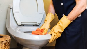 Wc schoonmaken